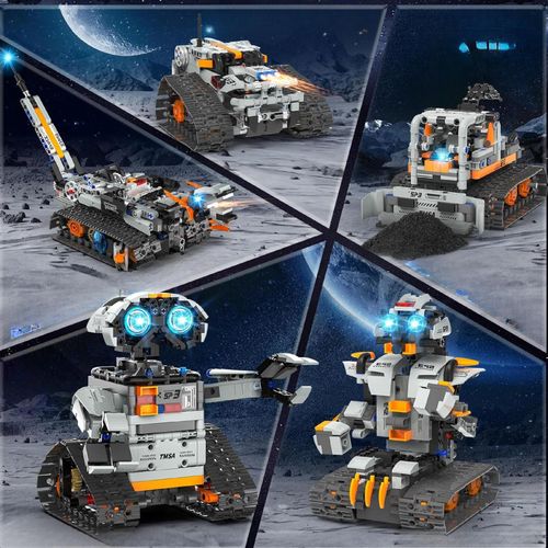 Klocki konstrukcyjne 5w1 Zdalnie sterowane Zestaw RC Robotów i Maszyn pilot na Arena.pl