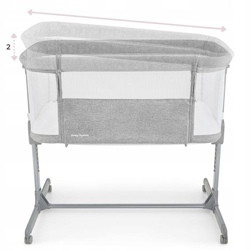 Łóżeczko Dziecięce Niemowlęce Dostawne 3w1 Wolnostojące Kółka + Materac na Arena.pl