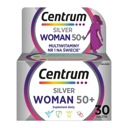 Multiwitamina Centrum WOMAN 50+ dla kobiet minerały witaminy 30 tabletek na Arena.pl
