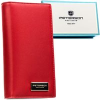 portfel damski skóra+pu ptn ps1431-hnl-2876 red