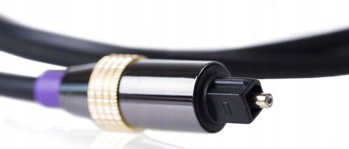 KABEL PRZEWÓD OPTYCZNY TOSLINK T-T 1,5M Miedź HQ na Arena.pl