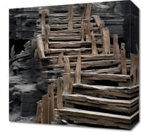 Obraz 40x40cm Schody do Nieznanego