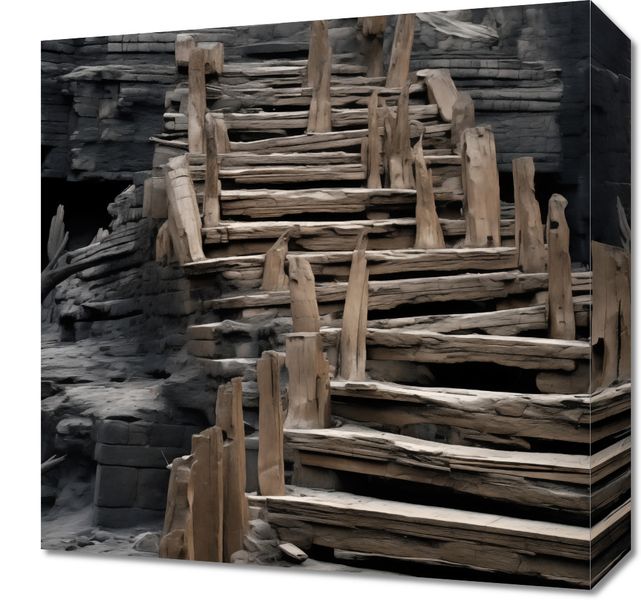 Obraz 40x40cm Schody do Nieznanego zdjęcie 1