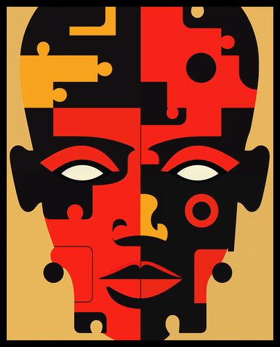 Plakat 40x50cm Puzzle Tożsamości na Arena.pl