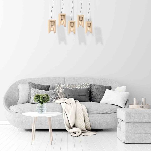 LAMPA WISZĄCA VINCENZO 5XE27 zdjęcie 2