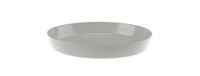 Podstawka plastikowa pod doniczkę CRISTAL 13 cm szara połysk