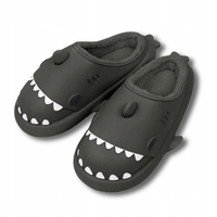 KAPCIE DOMOWE PLUSZOWE REKINY OCIEPLANE LACZKI SHARK 40-41