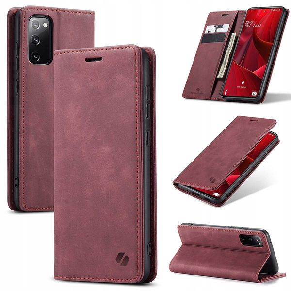 Spacecase Wallet Galaxy S20 Fe Red zdjęcie 7