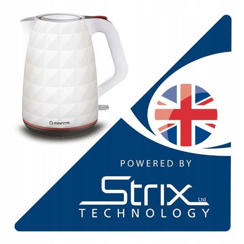 CZAJNIK ELEKTRYCZNY bezprzewodowy BIAŁY CICHY 2200W BEZ BPA FREE 1,7L Manta na Arena.pl