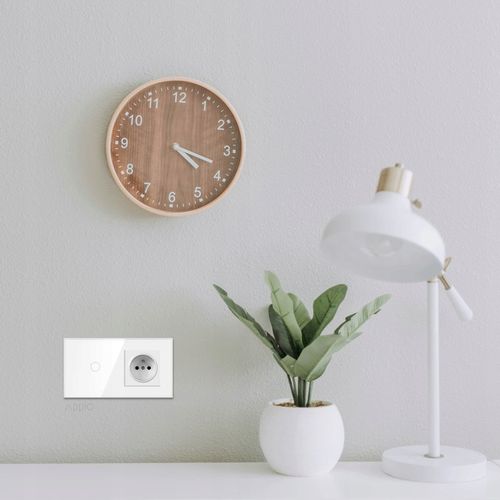 GNIAZDO ELEKTRYCZNE kontakt z bolcem WYŁĄCZNIK LED pojedynczy BIAŁY na Arena.pl