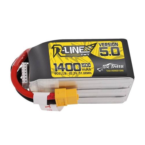 Akumulator Tattu R-Line 5.0 1400mAh 22.2V 150C 6S1P XT60 na Arena.pl