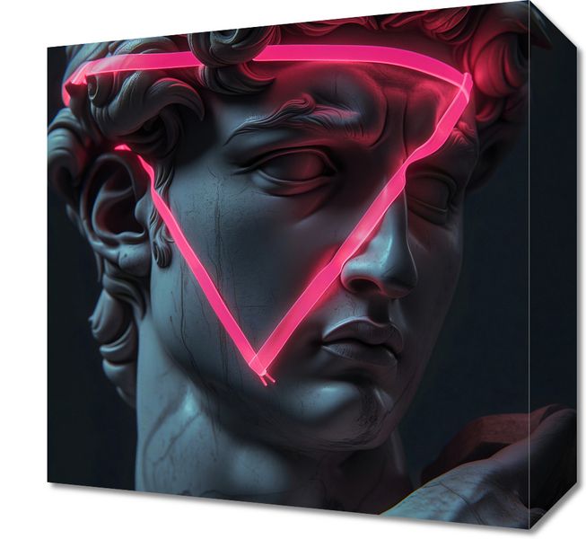 Obraz 30x30cm Neonowy Renesans zdjęcie 1