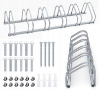 STOJAK parking rowerowy uchwyt przechowywanie na 6 stanowisk (E105)
