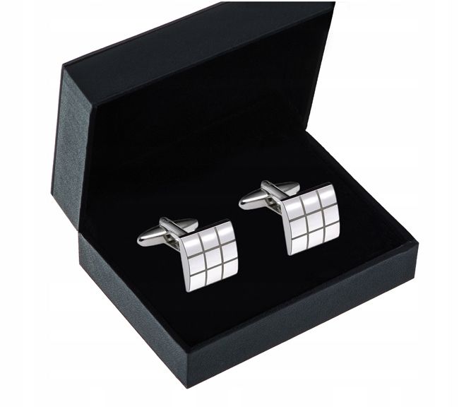 GREG Spinki do Mankietów Koszuli + PUDEŁKO d92 zdjęcie 1