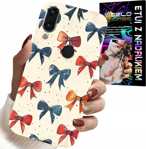 ETUI DO HUAWEI P SMART 2019 - KOLOROWE WSTĄŻKI WSTĄŻKA MODNE WZORY na Arena.pl