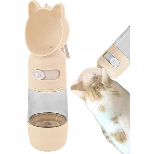 BIDON dla Psa na wodę i karmę z miską 3w1 turystyczna BUTELKA na lato na Arena.pl