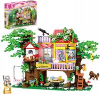 KLOCKI DOMEK NA DRZEWIE 840 EL KONSTRUKCYJNE DLA DZIEWCZYNKI FRIENDS CITY