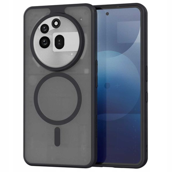Spacecase Hybrid Mag Nothing Phone 3A Pro Black zdjęcie 2