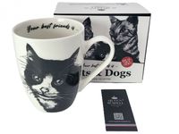 Kubek porcelanowy do kawy kot europejski 350ml na prezent z pudełkiem