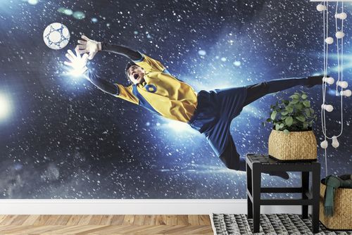 Emaga Fototapeta Bramkarz W Locie Vinyl Strukturalny 450x300 na Arena.pl