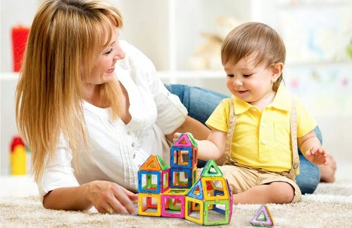 Klocki Magnetyczne Duże Konstrukcyjne 3D Magnetic Tiles Zestaw 106 element. na Arena.pl