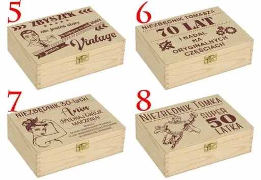 NIEZBĘDNIK PUDEŁKO PREZENT NA 18 20 30 40 50 60 URODZINY zdjęcie 5