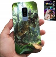 ETUI DO SAMSUNG GALAXY S9 PLUS - DINO DINOZAUR TYRANOZAUR CASE + FOLIA
