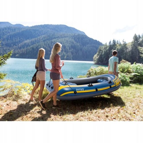 PONTON CHALLENGER 3 ZESTAW POMPKA WIOSŁA INTEX 68370 na Arena.pl