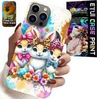 ETUI DO IPHONE 13 PRO - KRÓLICZKI, ŚWIĄTECZNE, KRÓLIK, WIELKANOC