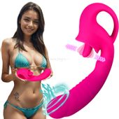 Wibrator Z Języczkiem Do Łechtaczki, Gadżet Dla Par Do Pochwy Waginy