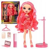 RAINBOW HIGH FASHION DOLL NEONOWO RÓŻOWA LALKA PRISCILLA PEREZ SERIA 5