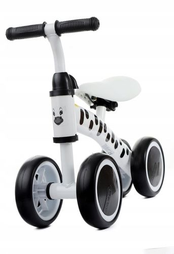 Biały rowerek jeździk pchacz dla dzieci Zebra. Pierwszy rowerek od 1 roku na Arena.pl