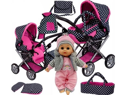 WÓZEK DLA LALEK NOSIDŁO TORBA POŚCIEL+BOBAS ŚPIEWA na Arena.pl