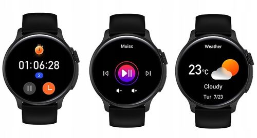 Zegarek SMARTWATCH Rubicon ROZMOWY MENU PL KROKI AMOLED ALWAYS ON DISPLAY na Arena.pl