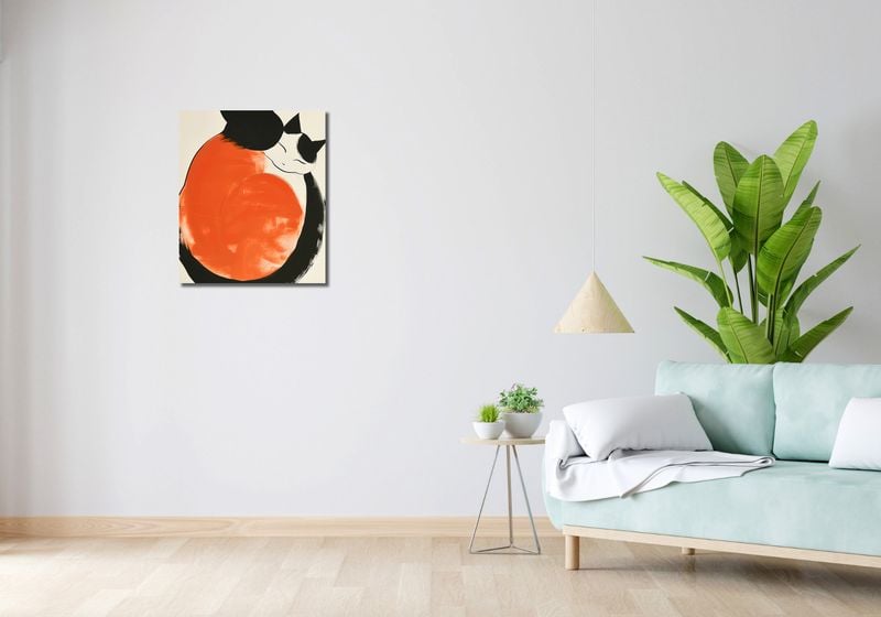 Obraz 50x60cm Yin i Yang Kotów zdjęcie 2