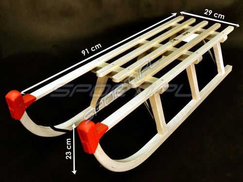 Sanki drewniane YARO 90 cm na Arena.pl