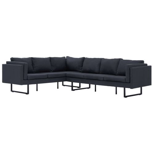 Sofa Narożna, Ciemoszara, Materiałowa na Arena.pl
