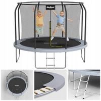 Trampolina z siatką Rebel 3,8 cm FT 10 (304-312 cm) drabinka
