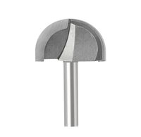 Frez do rowkowania drewna kulisty 40mm 25mm R20 trzpień 8mm węglik