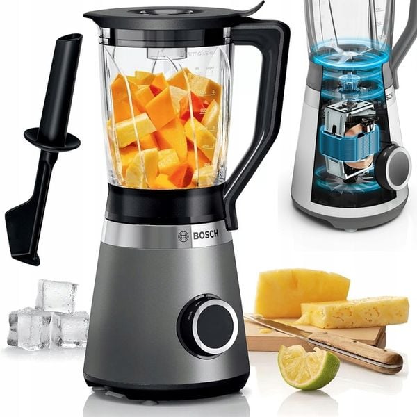 Blender kielichowy Bosch MMB6172S 1200W Vita Power Szkło Kruszy Lód zdjęcie 1