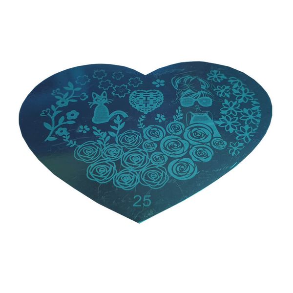 Blaszka do stempelków Serduszko 25 zdjęcie 1