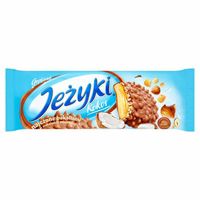 JUTRZENKA CIASTKA JEŻYKI Z KOKOSEM 140G
