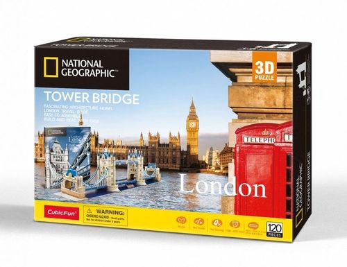 Puzzle 3D Cubic Fun Tower Bridge Nat.geograp. 9780 na Arena.pl