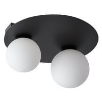 Nowoczesny PLAFON ARGON 33267 Sigma okrągły czarne