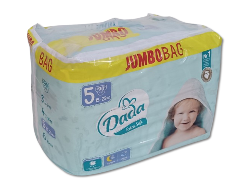 Pieluchy Dada Extra Soft 5 JumboBag - 90szt zdjęcie 1