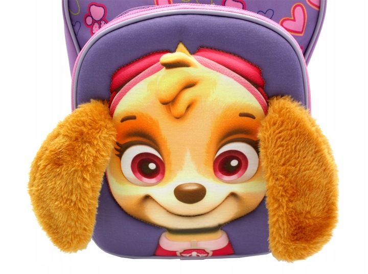 Plecak dziecięcy PSI PATROL SKYE z uszami zdjęcie 3