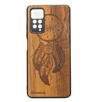 drewniane etui xiaomi redmi note 11 pro łapacz snów imbuia