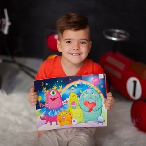 Piankowe Puzzle STWORKI 24 el. na Arena.pl