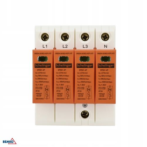OCHRONNIK PRZEPIĘĆ 4P 5kA KLASA T1+T2 (B+C) SCHELINGER na Arena.pl