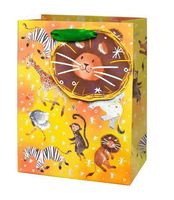 Torebka na prezent zwierzęta z Afryki - XL